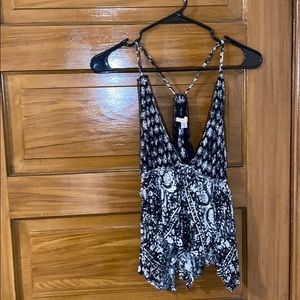 Urban Outfitters- Black and white tank top